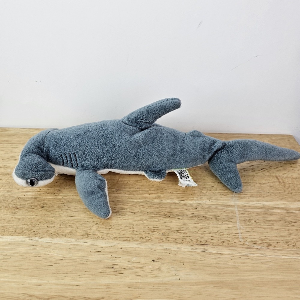 Hammerhead Shark‎ Plush Stuffed Animal Toy Blue 13"